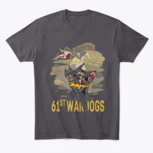 61st War Dogs Lightning of Zeus T-Shirt DCS Squadron